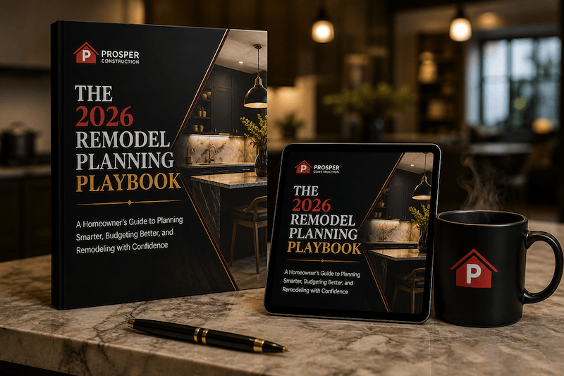 Prosper Construction transferable lifetime workmanship warranty remodeling guide